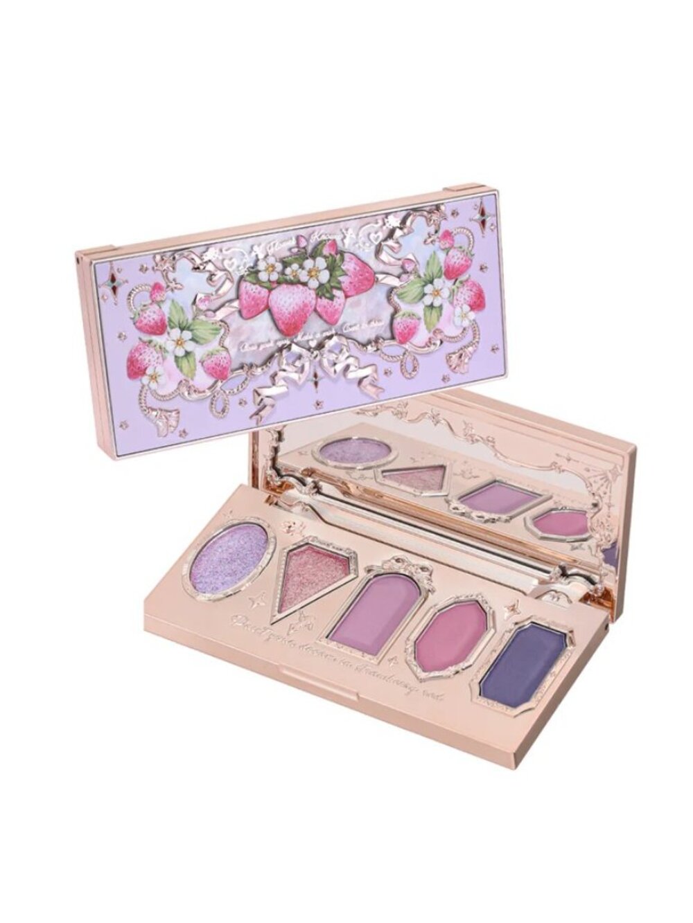 Flower Knows Violet Strawberry Rococo Eyeshadow Palette G01
